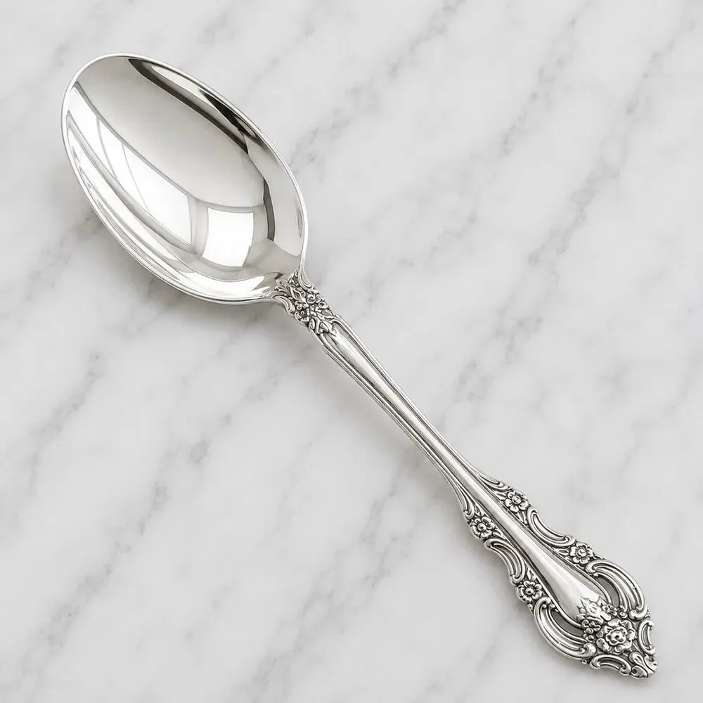 8 x Oneida SILVER ARTISTRY Soup Spoon Silverplate Silverware Flatware Rococo